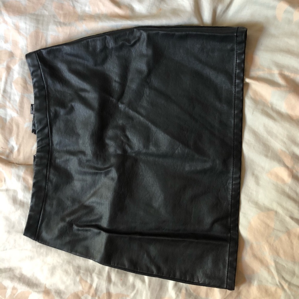 Leather Mini Skirt